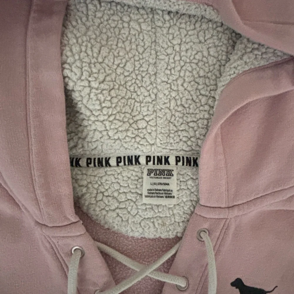 PINK Victoria's Secret Mauve Lace-Up Hoodie - Picture 5 of 6